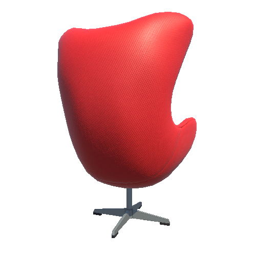 [MESH]EggChair_redFabric